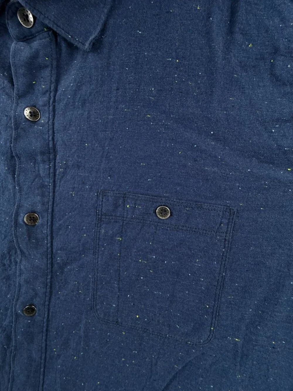 Tommy Bahama Blue Button Up Shirt Men Long Sleeve XLT Tall Combed Cotton Soft
